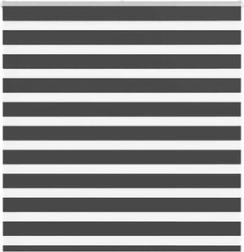vidaXL zebrafüggönnyel fekete szövetszélesség 145,9 cm poliészter