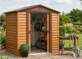 fém kerti ház LANITPLAST MAXTORE WOOD 65 LG2300