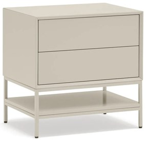 Krémszínű éjjeliszekrény Platt – Teulat
