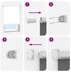 redőny Blackout 60x175 cm Szövetszélesség 55,7 cm poliészter