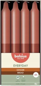 Bolsius Illatos asztali gyertyák karácsonyra 6 óra Mézeskalács 8db