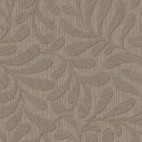 Decoprint Terra Nova Marquetry sötétbarna faerezetes texturált vlies tapéta – TN29052