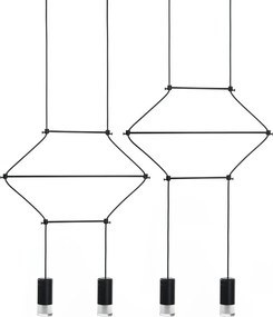 King Home FLUSSO LINE JD0032-4P Függőlámpa 4x3W/G9 3000K 960LMLM IP20