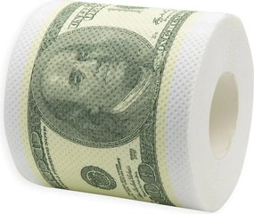 ONE DOLLAR Toalettpapír amerikai dollár motívummal
