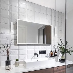 Brilagi - Fürdőszobai csillár zsinóron SELE AQUA 1xGU10/30W/230V IP44 fehér