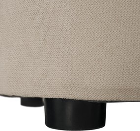 Fotel tárhellyel, bézs/barna, PERSI