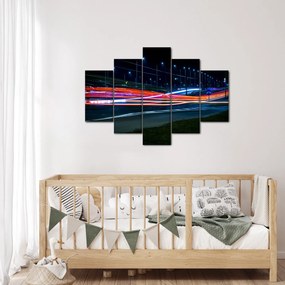Éjszakai város képe (150x105 cm)