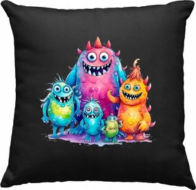 Monster Gyerek párna Mich 4 fekete