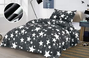 STAR szürke mikroplüss ágyneműhuzat