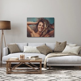 Kép - egy fiatal nő portréja (70x50 cm)