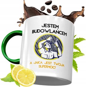 Zöld Bögre Építőknek Születésnapra Ajándék fényképes nyomtatással