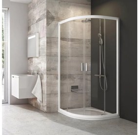 Ravak 3B270100Z1 - Négyrészes negyedköríves BLIX zuhanykabin 90x90 cm fehér