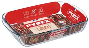Pyrex üveg sütőtál 4,9 l, 40 x 27 x 7 cm, L