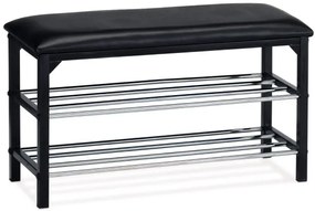 83168-13 Depozit modern pentru pantofi de culoare neagră