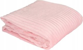 Mikroszálas takaró Soria púderrózsaszín 150x200 cm