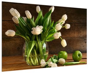 Tulipáok a vázában (90x60 cm)