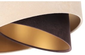 Csillár zsinóron GALAXY 3xE27/60W/230V bézs/barna/arany