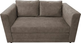 Kihúzható kanapé, szürkésbarna Taupe, BEJA