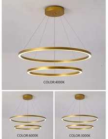 Immax NEO 07159-G80-60 - LED Dimmelhető csillár FINO LED/93W/230V Tuya arany + távirányító