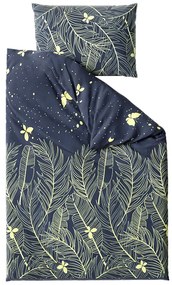 VISATA fekete pamut ágyneműhuzat, 100% pamut Ágyneműhuzat mérete: 70 x 90 cm | 140 x 200 cm