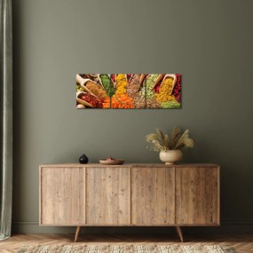 Kép - Fűszerek a világ minden tájáról (órával) (90x30 cm)