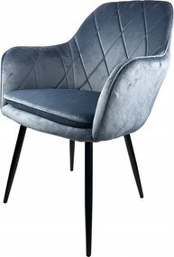 Kárpitozott szék Szürke steppelt szék Párna Nappali Étkező Konyha