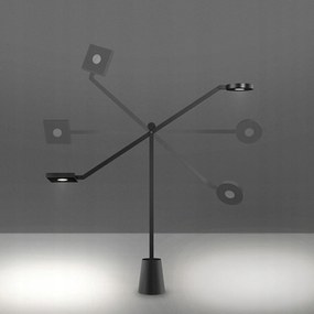 Artemide Equilibrist T Led asztali lámpa, fekete, Jean Nouvel dizájn, 1442010A