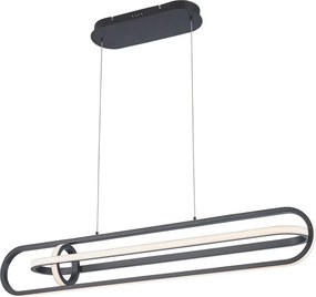 ELSTEAD QN-DEMARK-LP-BK DENMARK Modern Led Függesztett Lámpa Fehér, Matt Fekete LED IP20