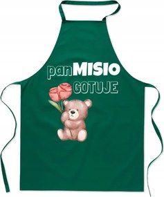 Konyhai kötény Ajándék Valentin napra Mr. Mackó Főz