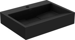 Mexen Ava felületre szerelhető mosdókagyló konglomerátumból 1/O 50 x 38 cm, fekete - 23015071