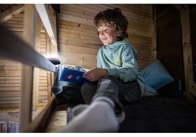 Ledlenser KIDCAMP6 RAINBOW - fényerőszabályozható hordozható LED-lámpa, 3xAAA, IP44, kék