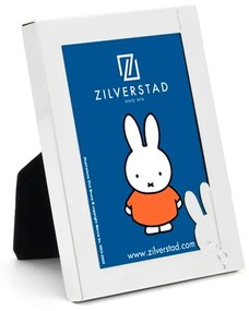 Ezüstszínű fém álló képkeret 8x10 cm Miffy – Zilverstad