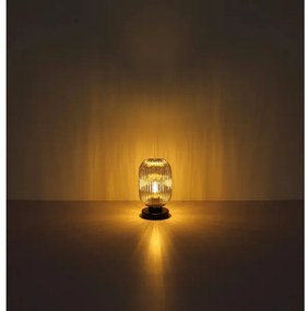 Globo 15469TS - Asztali lámpa NORMY 1xE27/40W/230V szürke