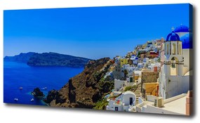 Feszített vászonkép Santorini görögország oc-103926529