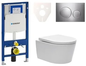 Fali WC szett Geberit előtétfalas szereléshez + SAT Brevis WC SIKOGES3W41