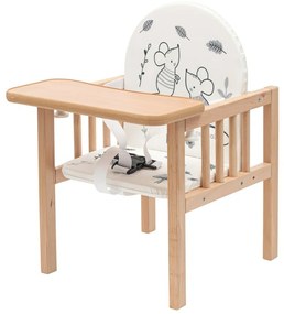 Új Baby Baby fából készült étkezőszék Jerry