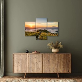 A hegy naplementekor képe (90x60 cm)