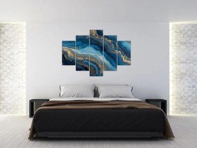 Kép - Kék márvány absztrakció (150x105 cm)