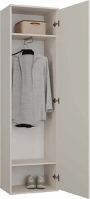 Duo tükrös szekrény, 50x180x35 cm, kasmír