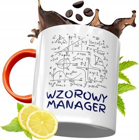 Narancssárga Bögre Menedzsernek Ajándék fényképes nyomtatással