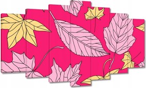 Vászonkép 140x80 Modern szárított levelek