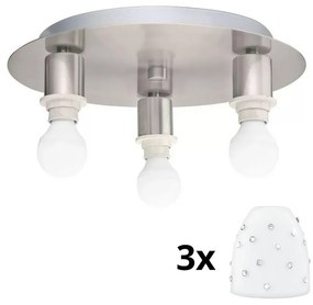 Eglo Eglo - LED Mennyezeti lámpa MY CHOICE 3xE14/4W/230V króm/fehér EG31131C