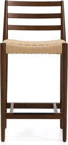 Barna-natúr színű tölgyfa bárszék (ülésmagasság 65 cm) Analy – Kave Home