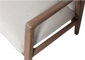 Barna kárpitozott kerti kanapé (L alakú) Biam – WOOOD