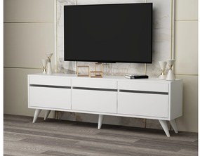 TV asztal/szekrény Siluke (fehér) . Akció -22%. 1095260