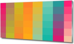 Fotó-üvegkép Színes négyzetek 100x70