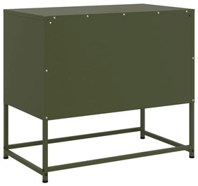 mustársárga acél TV-szekrény 100,5x39x60,5 cm