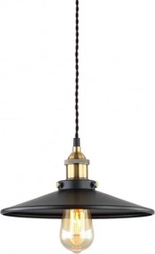 Italux VERDA MDM-3458/1M BK+GD Függőlámpa 1x40W/E27