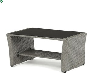 Kerti ülőgarnitúra, polyrattan, szürke, AZS-A1523 GREY
