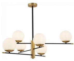 Maytoni MOD048PL-06G - Csillár rúdon NOSTALGIA 6xE14/40W/230V